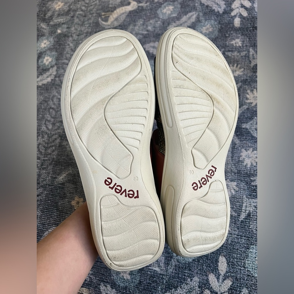 Revere Cognac/Peacock Python Como Back Strap Leat… - image 8